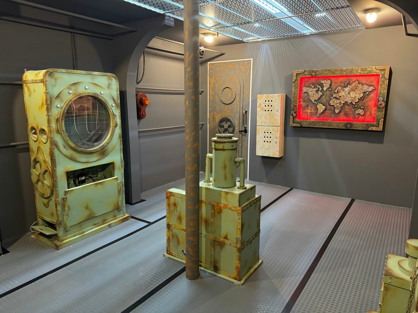 Submerged flagship team development escape room experience