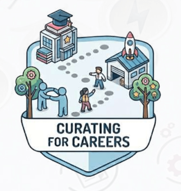 Curating for Careers program logo