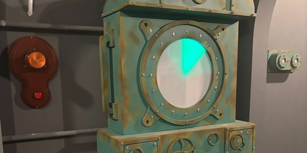 One of the puzzles inside the escape room