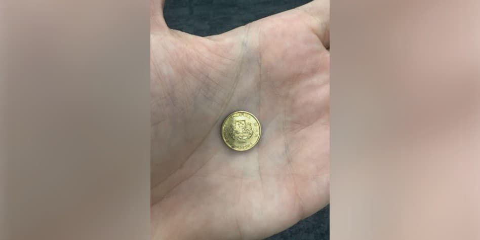 Coin we found inside of the office