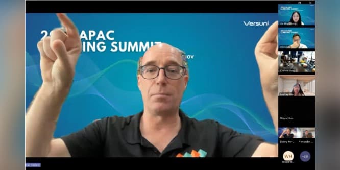 Brian presenting at the Versuni APAC Summit